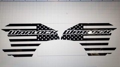 American Flag Bed Graphics. Compatible With Dodge Ram Warlock . Both Sides