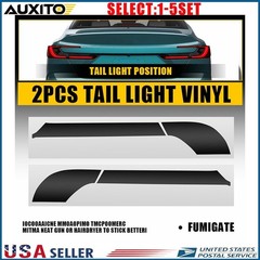 Black Smoke Tail Light Vinyl Overlay Kit Fits 2025-2026 Toyota Camry Sedan 2-10X