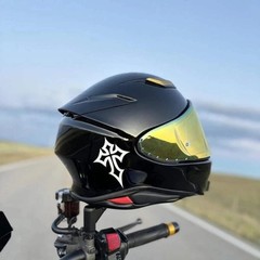 Creative Cross Pattern Motorcycle Sticker Waterproof Vinyl Decal Racing Helmet