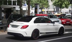 AMG Edition1 Style Side Skirt Racing Sport Stripe Vinyl Decal Sticker Car SUV