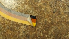 1978 Z/28 Camaro Front Lower Valance 3 Color Yellow, Orange and Black Stripe