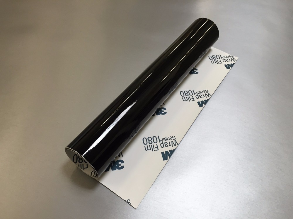 3M 2080 Scotchprint Gloss Black 3FT x 5FT G12 Vinyl Car Auto Vehicle Wrap Film