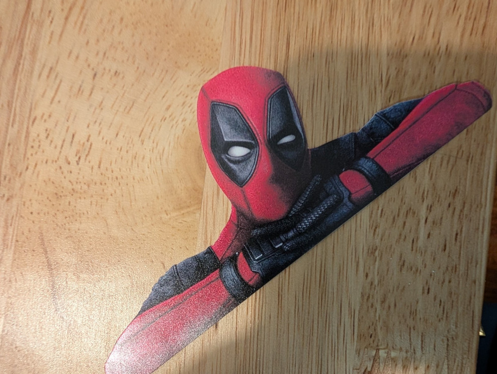 DeadPool Vinyl Decal sticker Superhero 5×2 ” UV Wateproof USA Peel/Stick Comic
