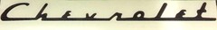 CHEVROLET Script Emblem Vinyl Decal Sticker 9″ Wide x .81″ Tall Many Colors