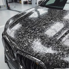 48″x60″ Premium Forged Black Carbon Fiber Vinyl Wrap Film Satin Matte 4ft x 5ft