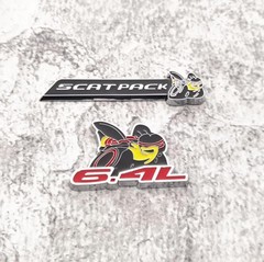 3D Zinc Alloy Bee Car Fender Emblem Badge Set Replacement for Bumper & Trunk