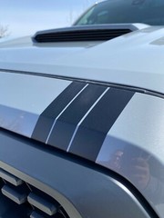 Tacoma Upper Grille 3 Racing Stripe Decals TRD Universal Grille Racing Stripes