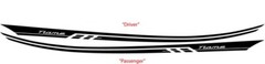 FOR: Hyundai Veloster 2011-2018 Vinyl Graphics Kit Decals Stripes Trim by AGP