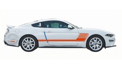 Racing Stripe Graphics Sticker For Ford Mustang Car Side Door Decals Vinyl Films