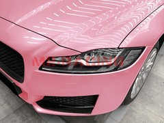 Premium Super Gloss Metallic Cherry Blossom Pink Vinyl Car Wrap Sticker Decal