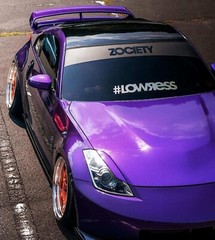 Zociety Window Tint Windshield Sun visor Vinyl 370z 350z