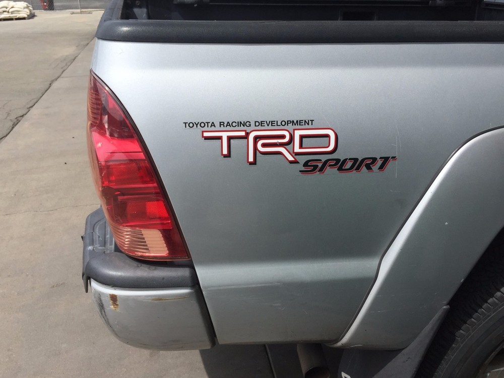 Tacoma TRD SPORT bedside decal RED/WHITE/BLACK 75996-04060-A0 Genuine OEM QT=1