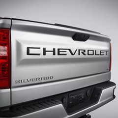 Genuine GM Exterior Trim Tailgate Lettering 84370615