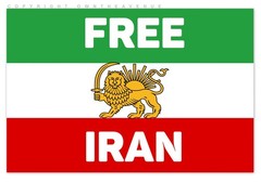 6″ Inches – Free Iran Flag Lion Sun Protest Vinyl Sticker Decal