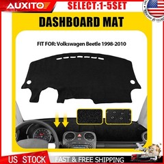 Dashboard Protector Cover Mat For Volkswagen VW Beetle 98-10 Black Dashmat 1-5X