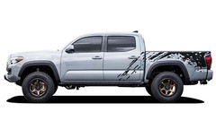 Bed mud splash graphics stickers decal compatible with Toyota Tacoma