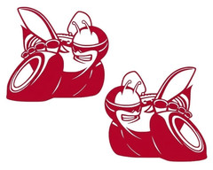 XL Scat Pack Tailgate Bee Car DECAL for Both Sides fits Charger/Challenger1 Pair