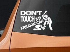 Don’t touch my car Decal JDM Funny drift lowered Car Truck window sticker