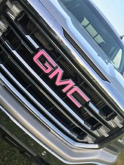 Precut DECALS Compatible With GMC Emblem | Front & Rear Set