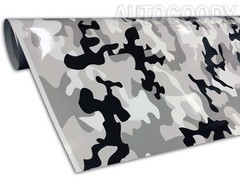 360″ x 60″ Snow Camo Camouflage Vinyl Film Wrap Decal Air Bubble Free 30ft x 5ft