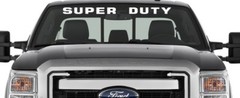 2x compatible Super Duty windshield window 40″x4″ banner decal fits ford