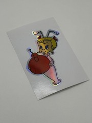 CINDY LOU WHO GRINCH DR SUESS LED Holographic Metallic 3” Vinyl Decal Sticker