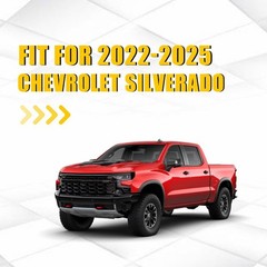 For 2022-25 Chevrolet Silverado 2X Side Marker Vinyl PreCut Overlay Tint Sticker