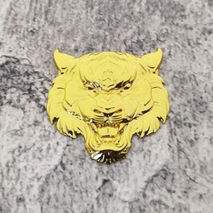 3D Metal Tiger Head Car Auto Emblem Motorcycle Fender Trunk Badge Decal Sticker