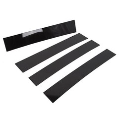 For 2007-13 2014 Cadillac Escalade Black B-Pillar Posts Door Window Trim Cover A