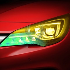 12″&16″ Neo Golden Yellow Chameleon Headlight Taillight Film Fog Light Lamp Tint