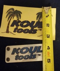 2 KOUL Tools Stickers Decals Palm Trees 5.5″ Wide NOS