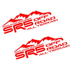 SR5 Off Road All Terrain Decal fits Tacoma Tundra Truck Decals Vinyl Stickers a