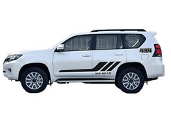 Car Side Sticker Graphic Decal For Toyota Prado 4×4 Off Road Racing Stripe Vinyl