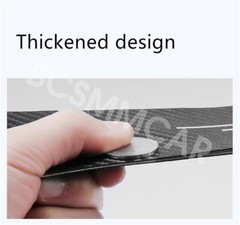 Car Front Rear Door Scuff Sill Cover Panel Stickers Scratch Resistant Protector