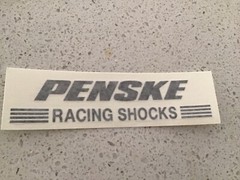 RACING SHOCKS PERFORMANCE STICKER- CARS TRUCKS 4WD, V8 DRAG, SPRINGS ,SUSPENSION