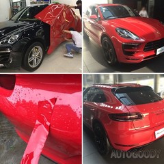 360″ x 60″ Super Gloss Red Vinyl Film Wrap Sticker Air Bubble Free 30ft x 5ft