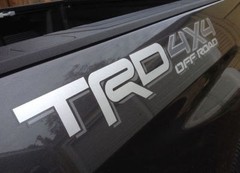 (2) TRD 4×4 OFF ROAD DECALS Toyota Tacoma Tundra 4Runner Vinyl Stickers Logo