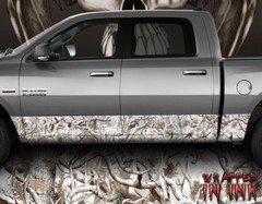 Camo Rocker Panel Graphic Snow Buck Decal Wrap Truck Side Camouflage Vinyl