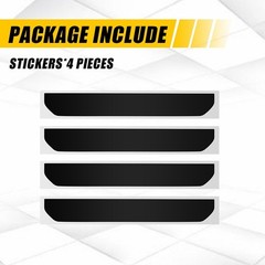 For 2024-2025 GMC Sierra 2500 HD Precut Side Marker Smoked Vinyl Overlays Decals