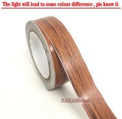 #9723 1.2in W Wood Textured Grain Tape Decal Vinyl Wrap PVC Sticker House Decors