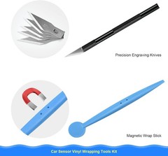 Precision Craft Cutting Tool Kit: 13-25mm Circle Templates for Car Wrapping