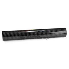 7D Carbon Fiber Low Tack Black High Gloss Car Vinyl Wrap Sticker Decal Sheet
