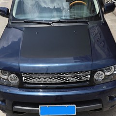 Black PVC Front Hood Vinyls Decal Fits Land Rover Range Rover Sport 2005-2013