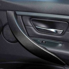 Black Carbon Fiber 12×60 inches 5Years Car Wrap Vinyl Roll with Air Release