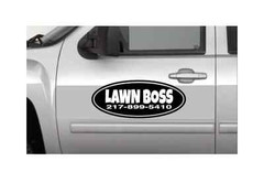CAR TRUCK VAN DOOR – VINYL DECALS 2 COLOR- set of 3