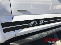 For Ford F-150 Graphics Rocker One Stripes Vinyl 3M Decals Stickers 2009-2024