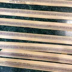 Full Set of Ford- E2MY-5420000-BA Vinyl Decal Stripes Grey & Red Mercury Stripes