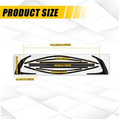 Glossy Black Delete Blackout Overlay Vinyl for Lexus IS 2021-25 Window Trim 1-10