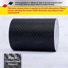 1-1/2″ Roll Vinyl Pinstriping Pin Stripe Tape Sticker 38mm CARBON FIBER BLACK