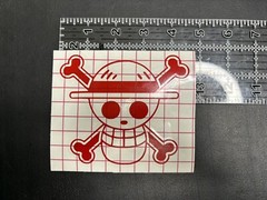 One piece Jolly Roger Vinyl Decal
